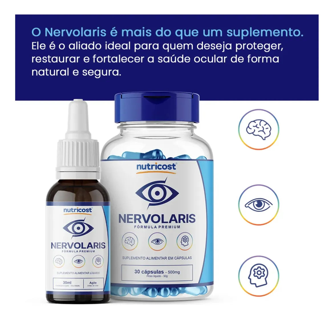 Kit Nervolaris Gota 30ml + 60 Caps